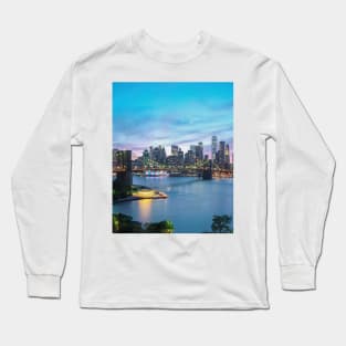 New York Beautiful Night Long Sleeve T-Shirt